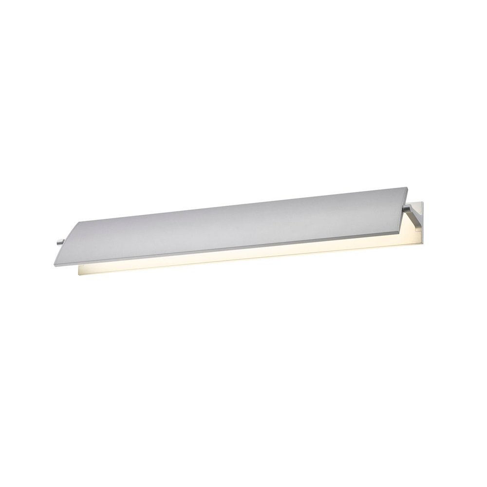 Aileron Wall Sconce, Bright Satin Aluminum