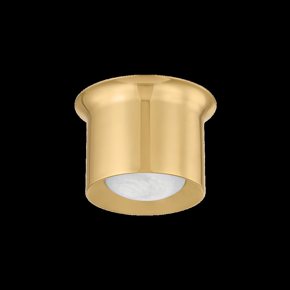 Noxon Flush Mount, Aged Brass