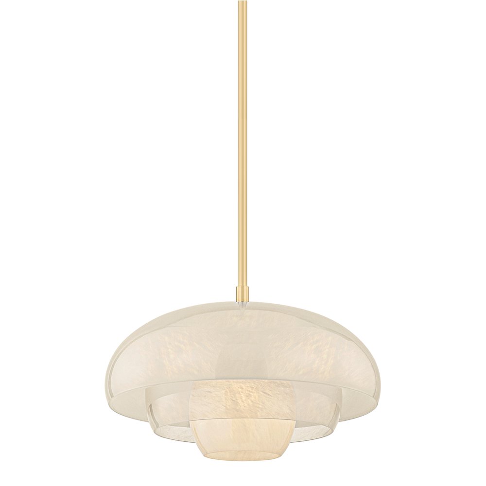 Auburndale Pendant, Aged Brass