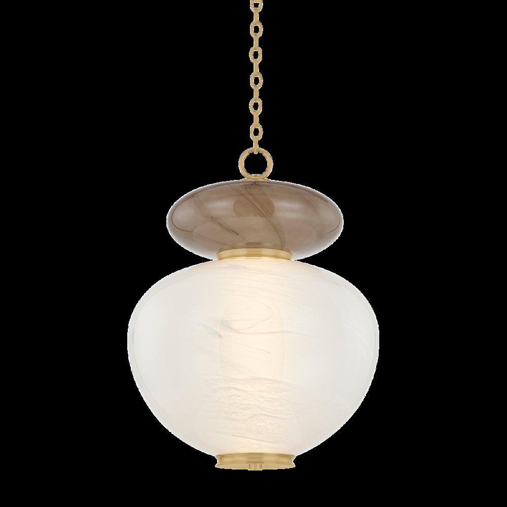 Syros Pendant, Vintage Brass