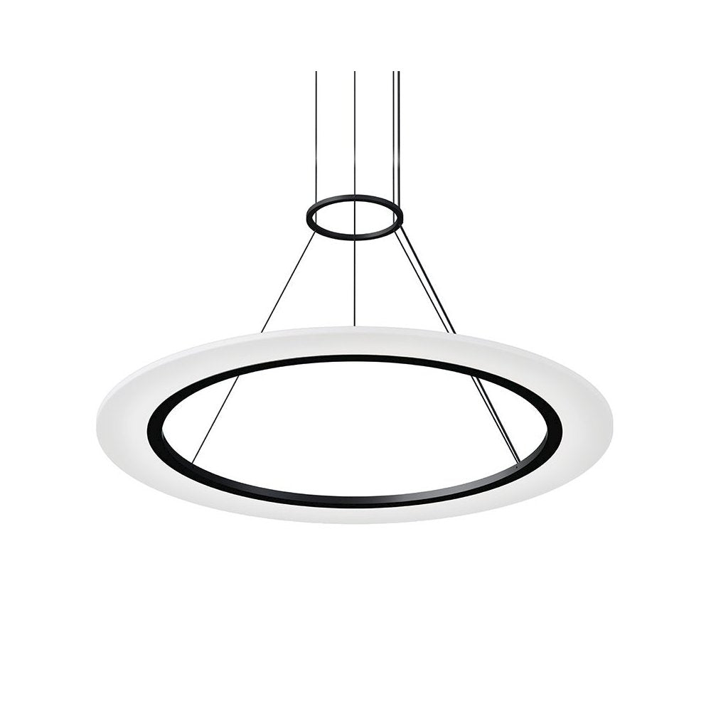 Arctic Rings Pendant, Satin Black