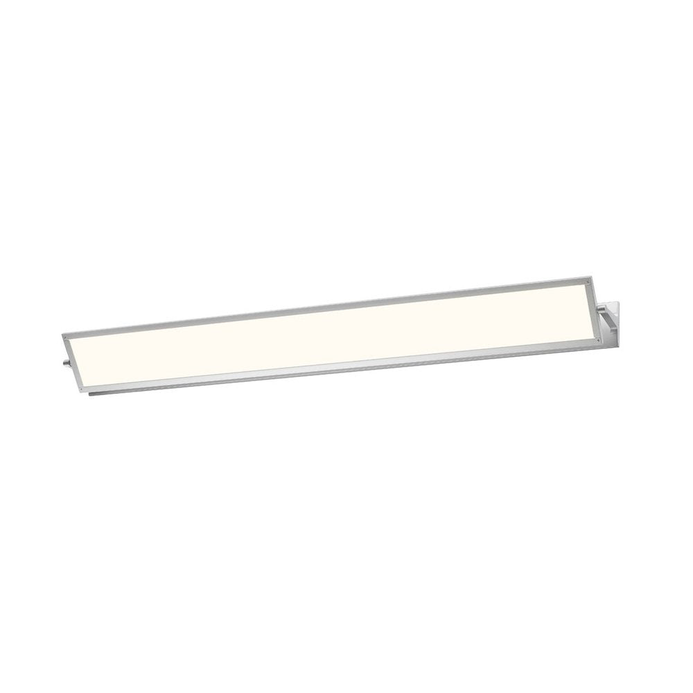 Aileron Wall Sconce, Bright Satin Aluminum