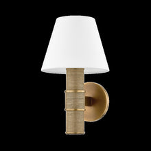 Denton Wall Sconce, Patina Brass