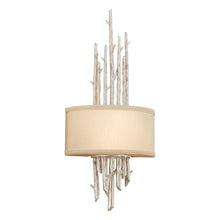 Adirondack Wall Sconce, Warm Silver Leaf