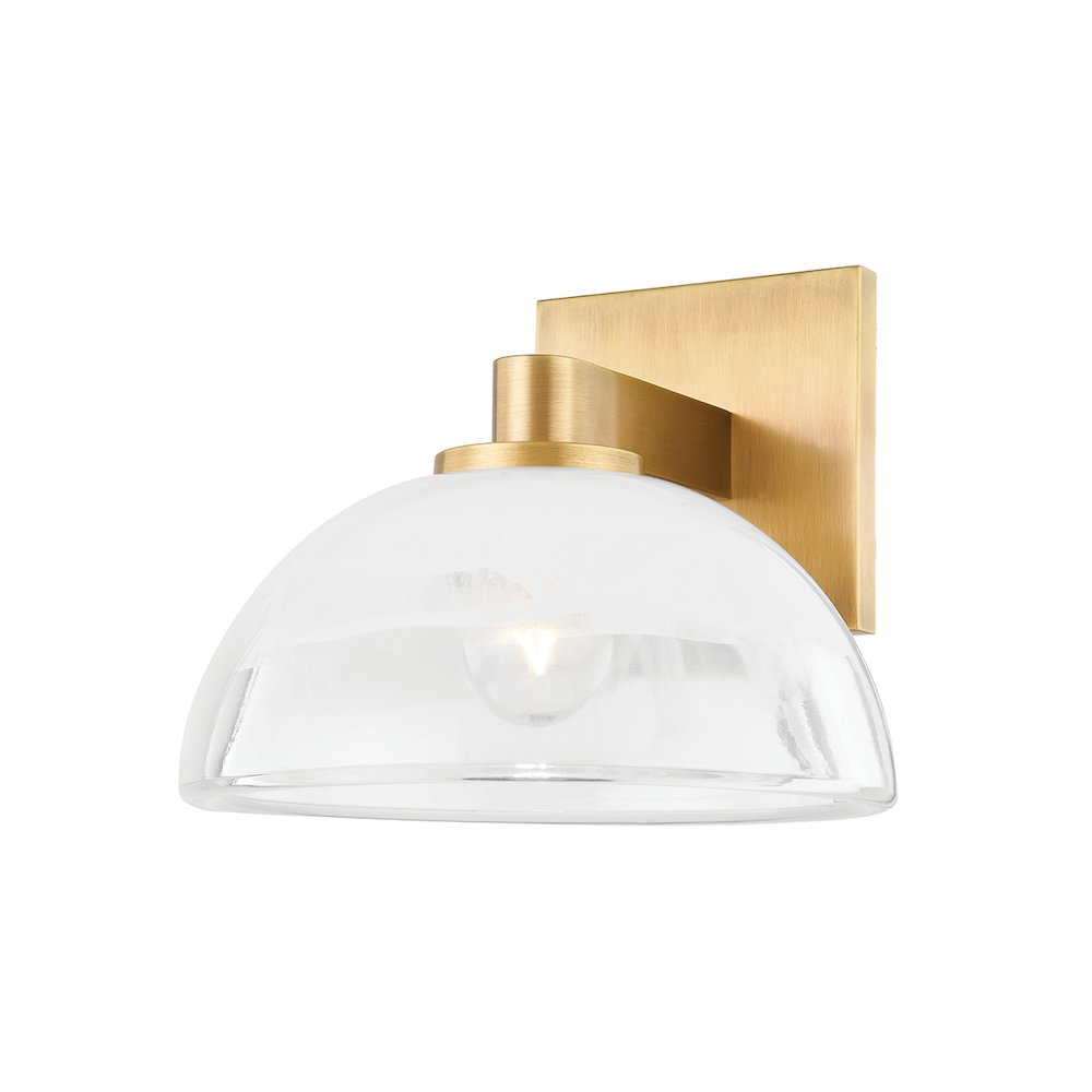 Valen Wall Sconce, Patina Brass