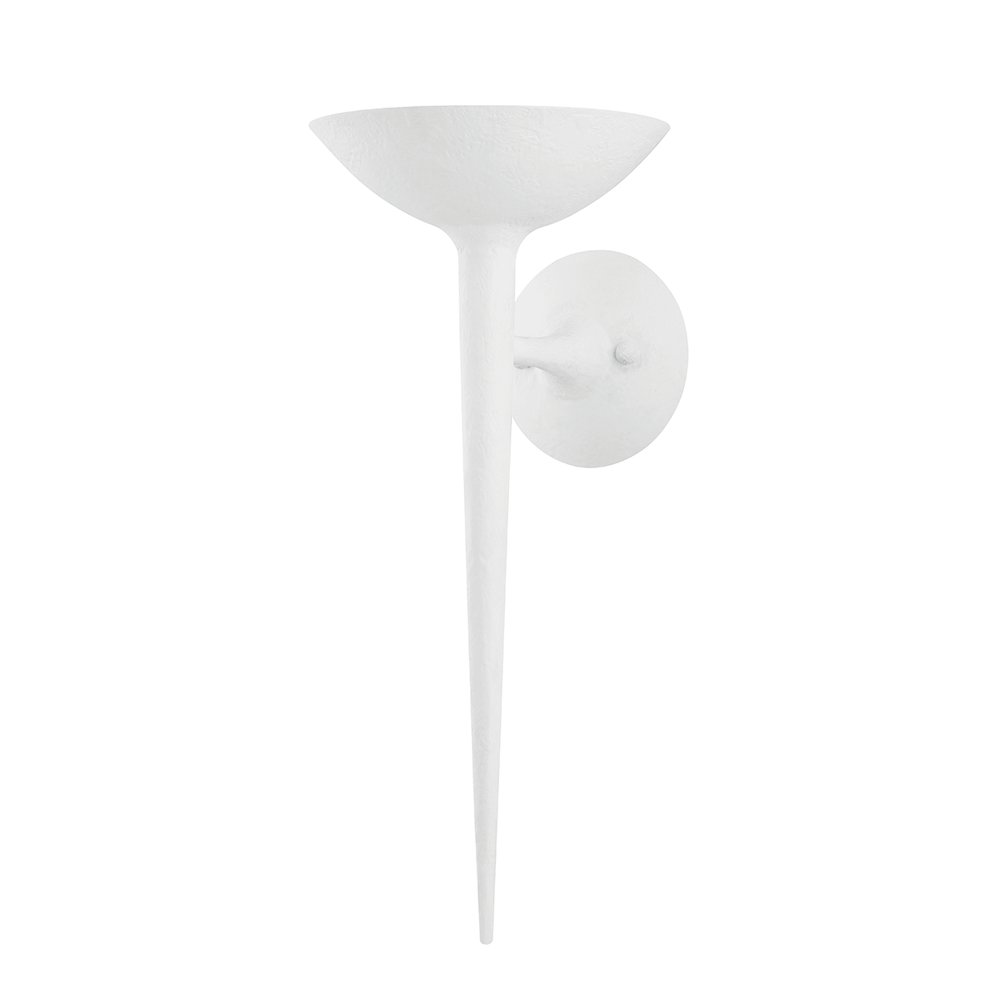 Cecilia Wall Sconce, Gesso White
