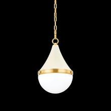 Ciara Pendant, Aged Brass