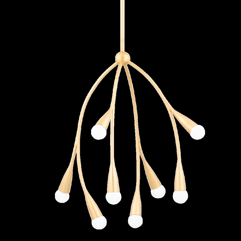 Elsa Chandelier, Gold Leaf