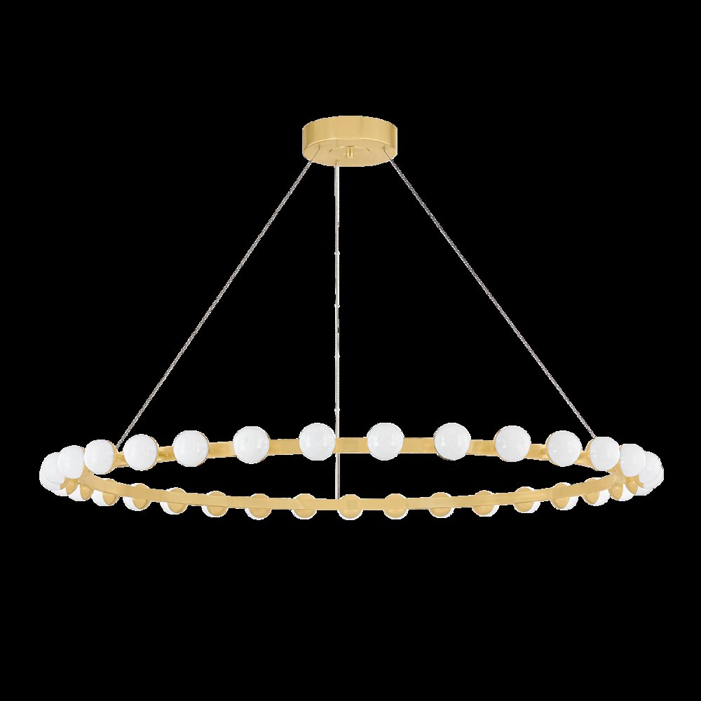 Linus Chandelier, Vintage Brass