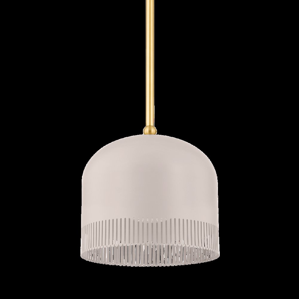 Liba Pendant, Aged Brass