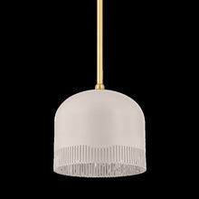 Liba Pendant, Aged Brass