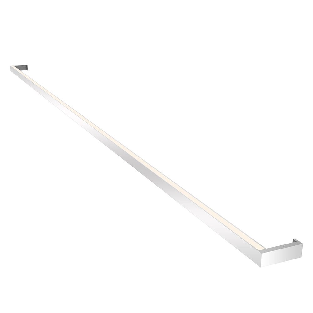 Thin-Line Wall Sconce, Bright Satin Aluminum