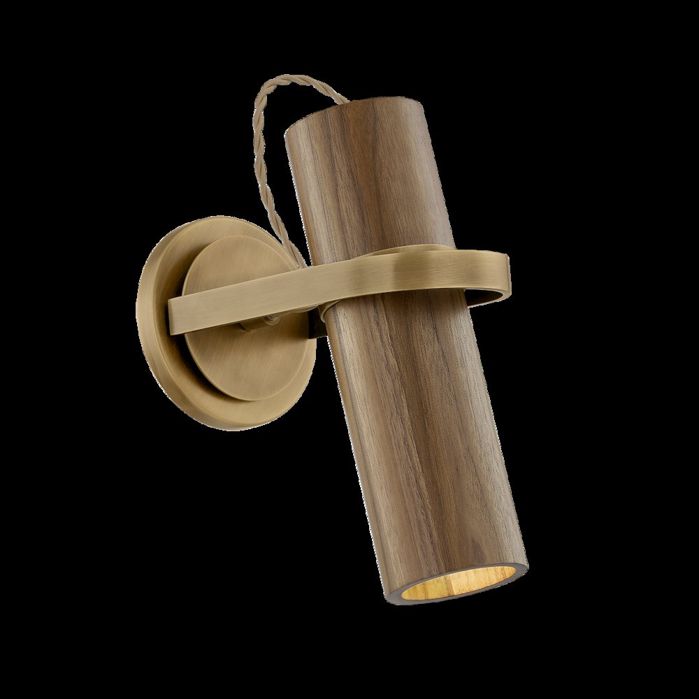 Lennox Wall Sconce, Patina Brass