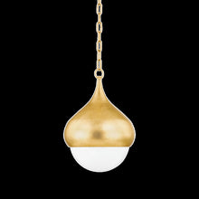 Luciel Pendant, Vintage Gold Leaf