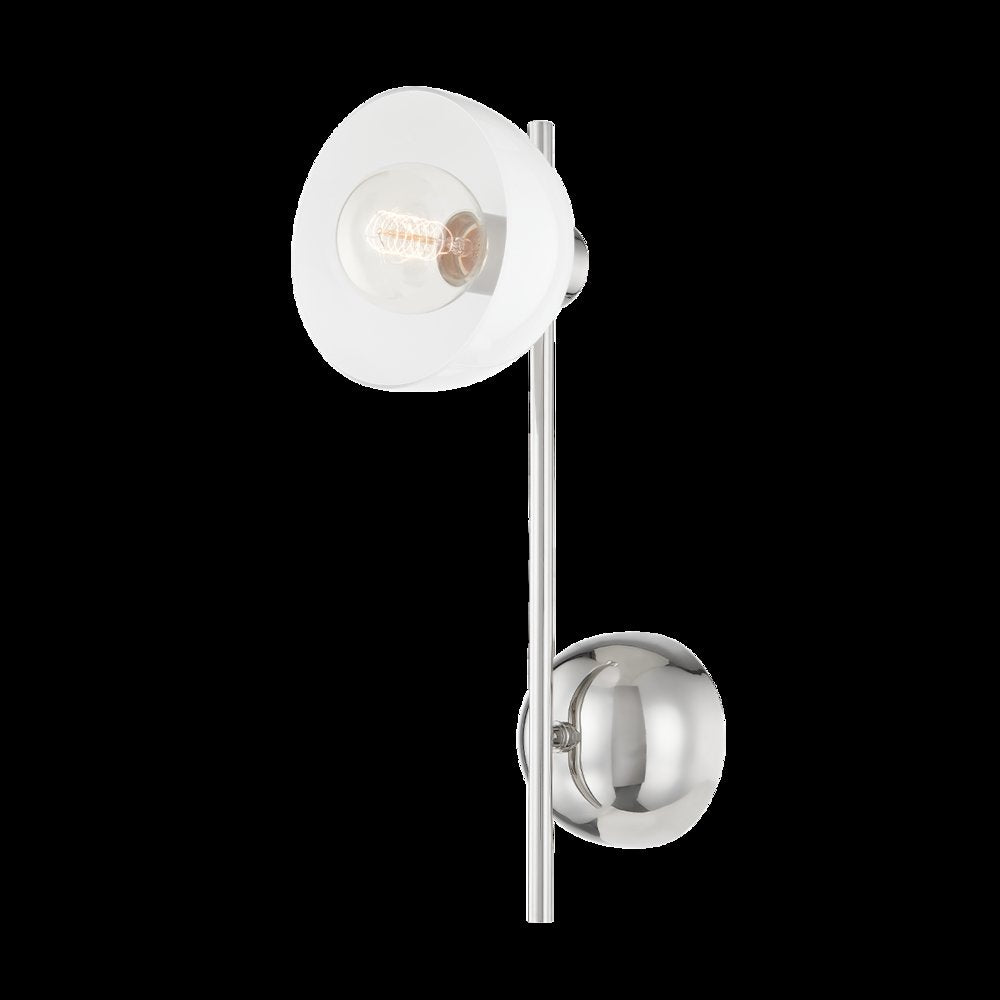 Belle Wall Sconce, Polished Nickel