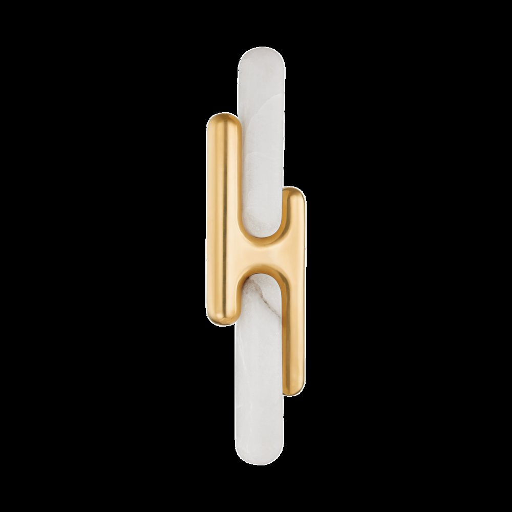 Rosalba Wall Sconce, Vintage Brass