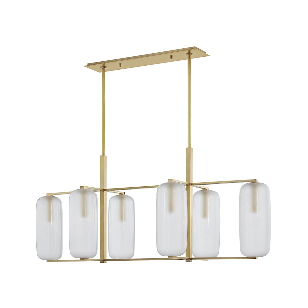 Pebble Linear, Aged Brass