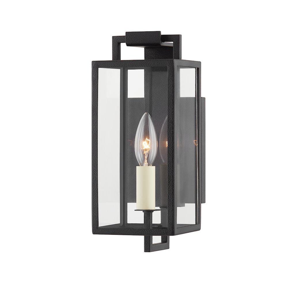 Beckham Exterior Wall Sconce, Forged Iron