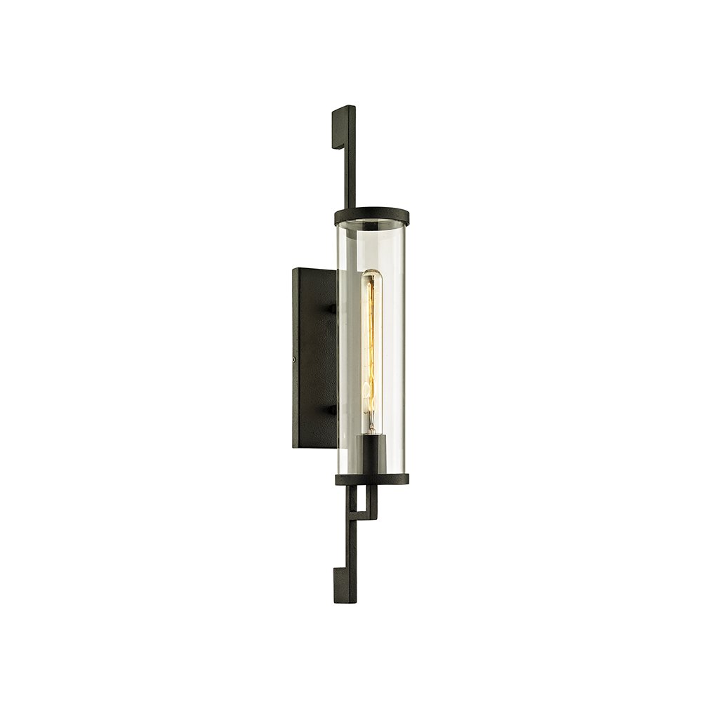 Park Slope Exterior Wall Sconce, Forged Iron