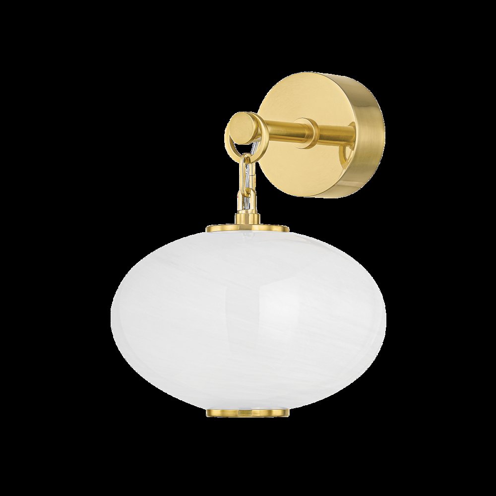 Nephele Wall Sconce, Vintage Polished Brass