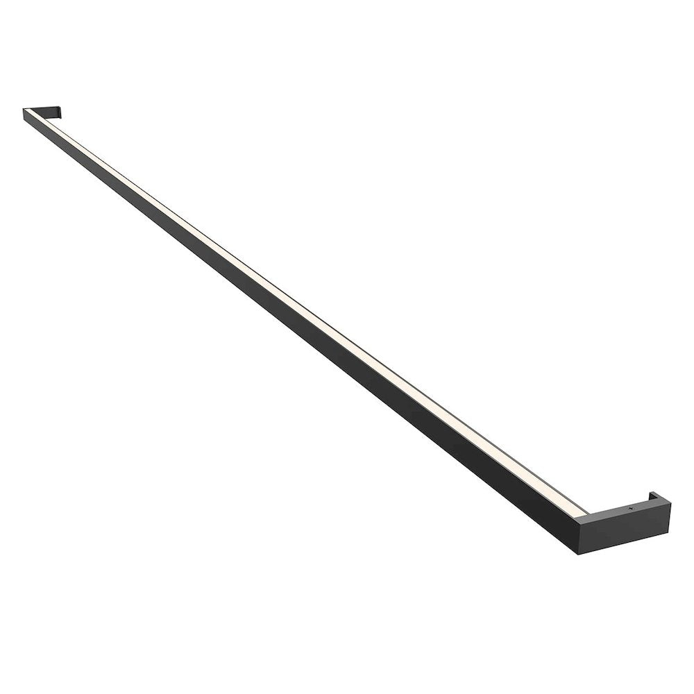 Thin-Line Wall Sconce, Satin Black