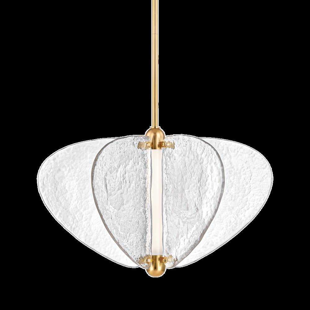 Freya Chandelier, Vintage Brass