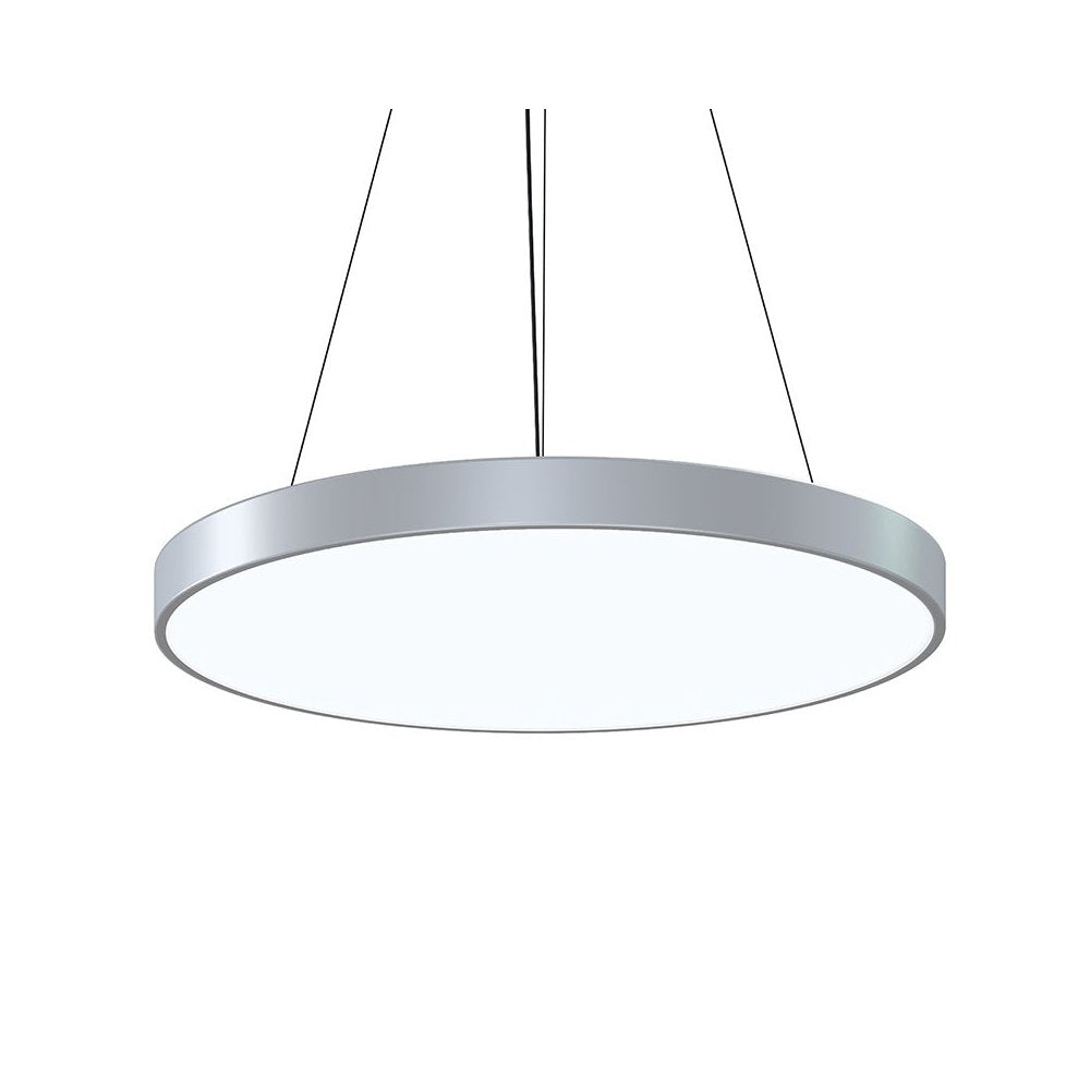 Pi Pendant, Bright Satin Aluminum