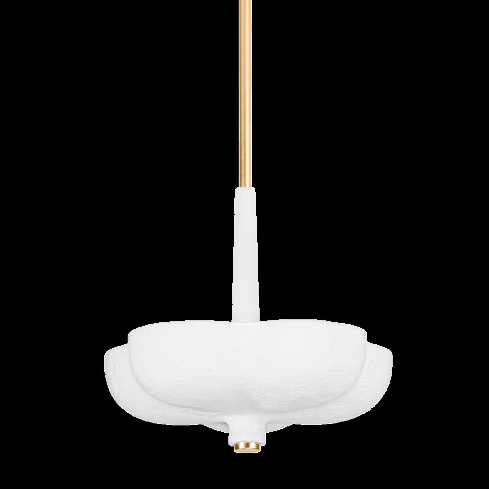 Rimini Pendant, Gold Leaf