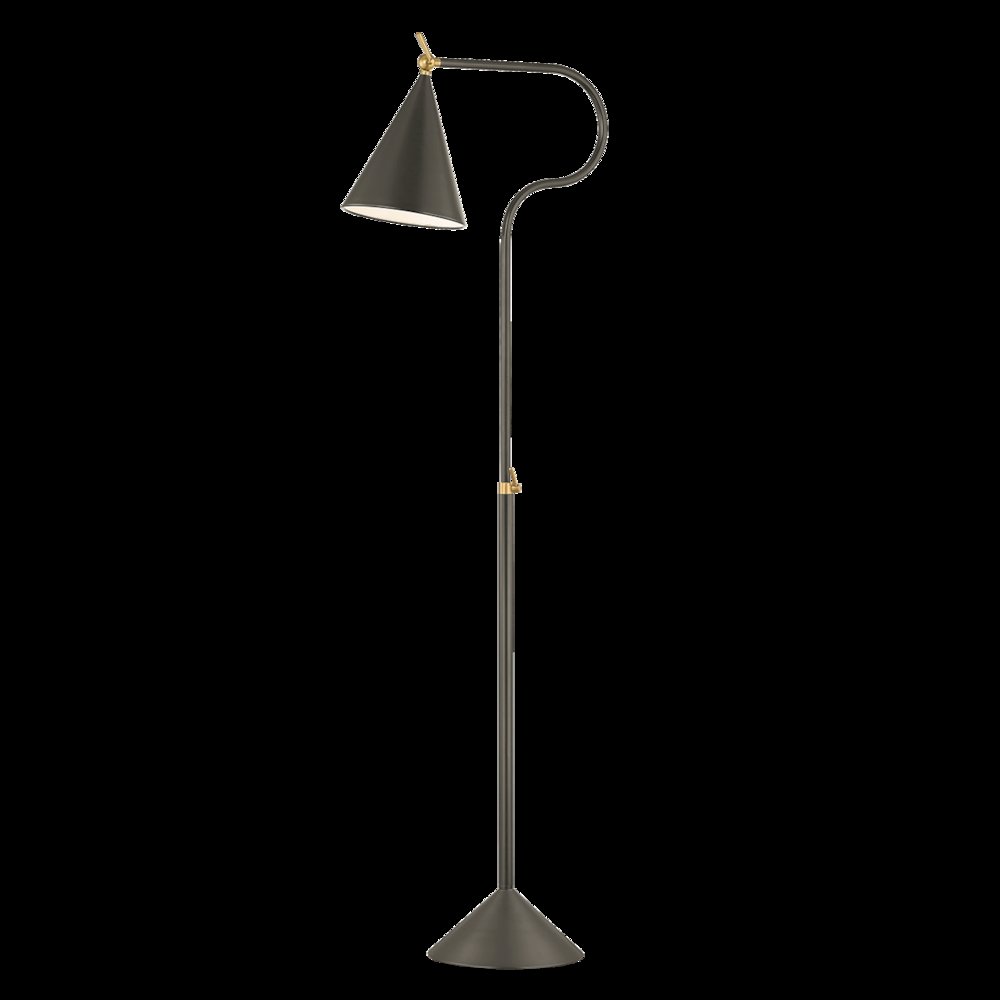 Harriet Floor Lamp, Aged Brass