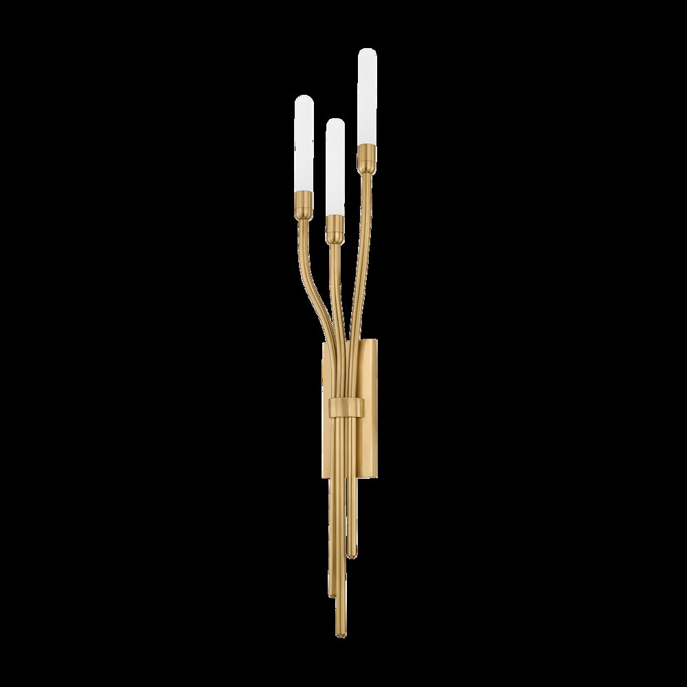 Amalthea Wall Sconce, Vintage Brass