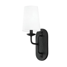 Moe Wall Sconce, Black Iron