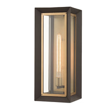 Lowry Exterior Wall Sconce, Textured Bronze