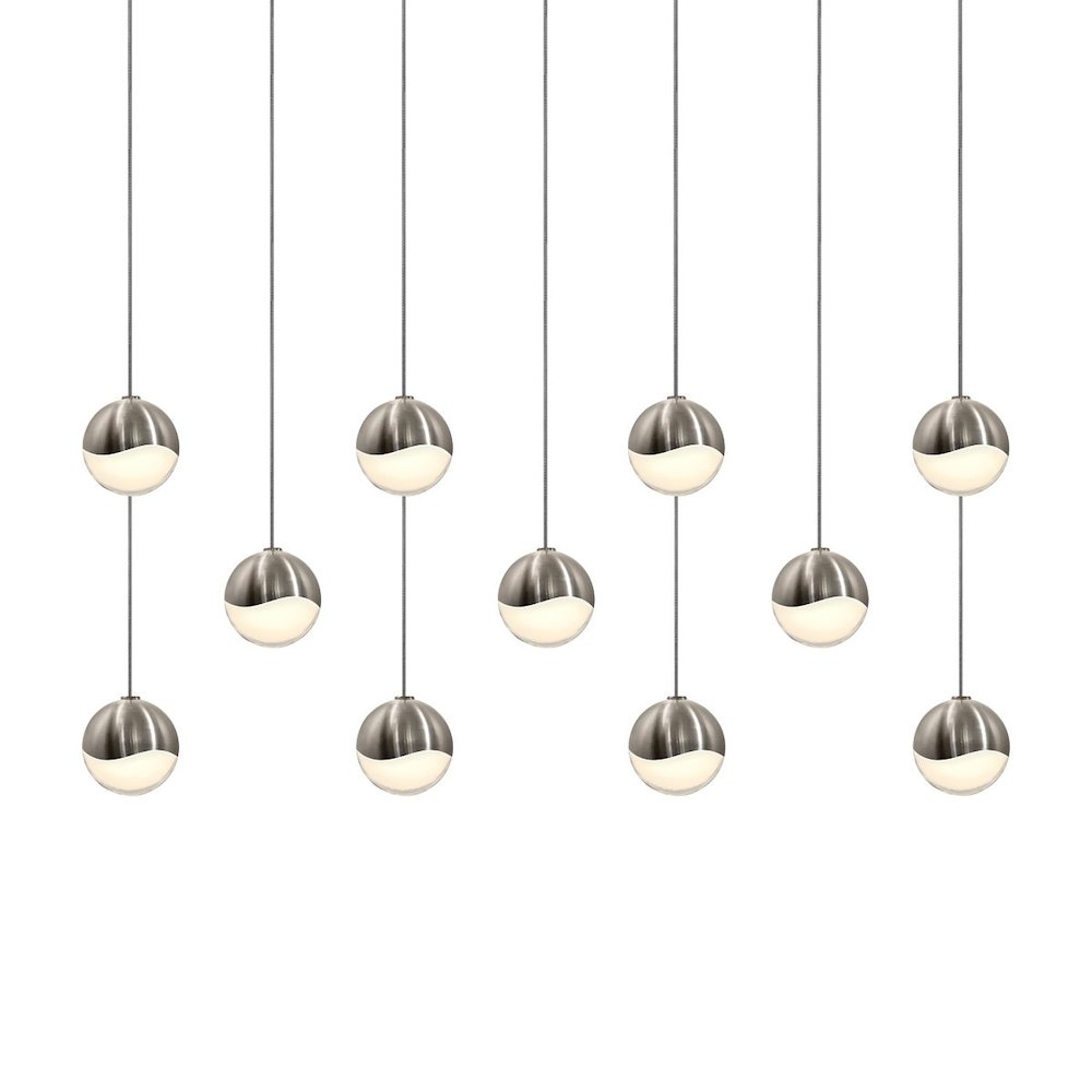 Grapes Pendant, Satin Nickel
