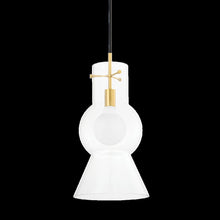 Mirabel Pendant, Aged Brass