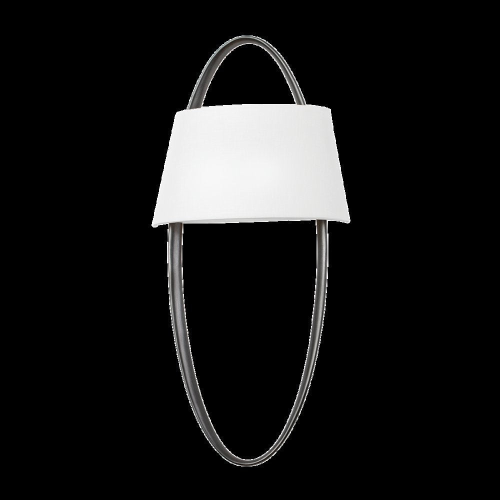 Dubai Wall Sconce, Black Silver Leaf