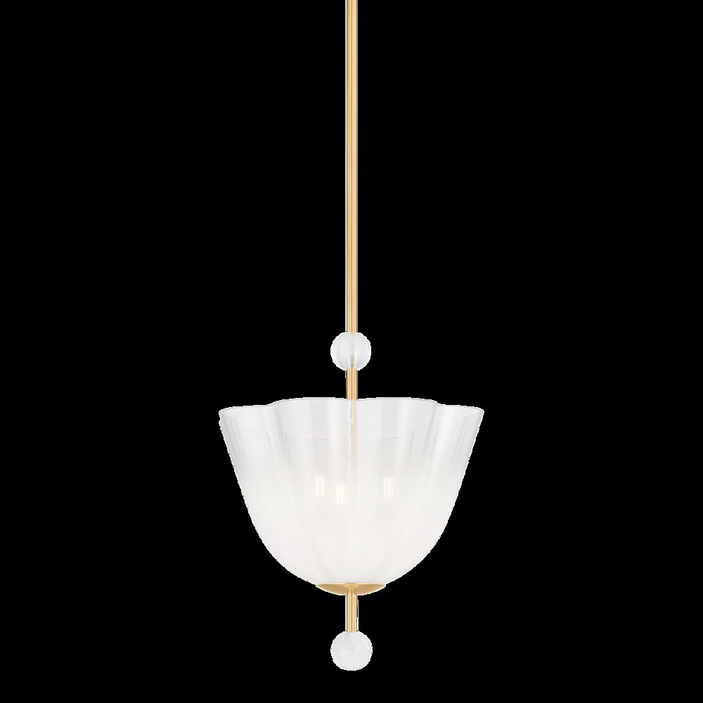 Cambria Heights Lantern, Aged Brass