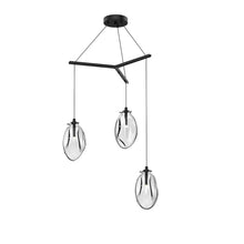 Liquid Pendant, Satin Black