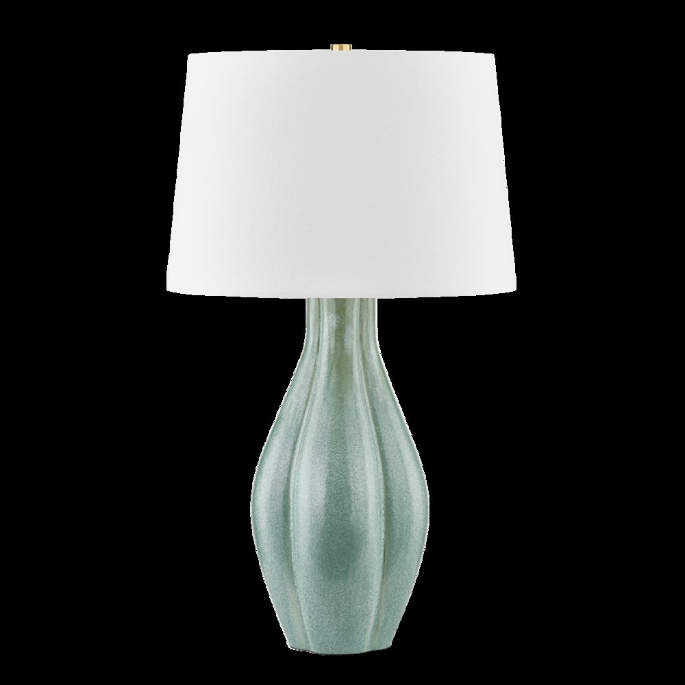 Galloway Table Lamp, Aged Brass