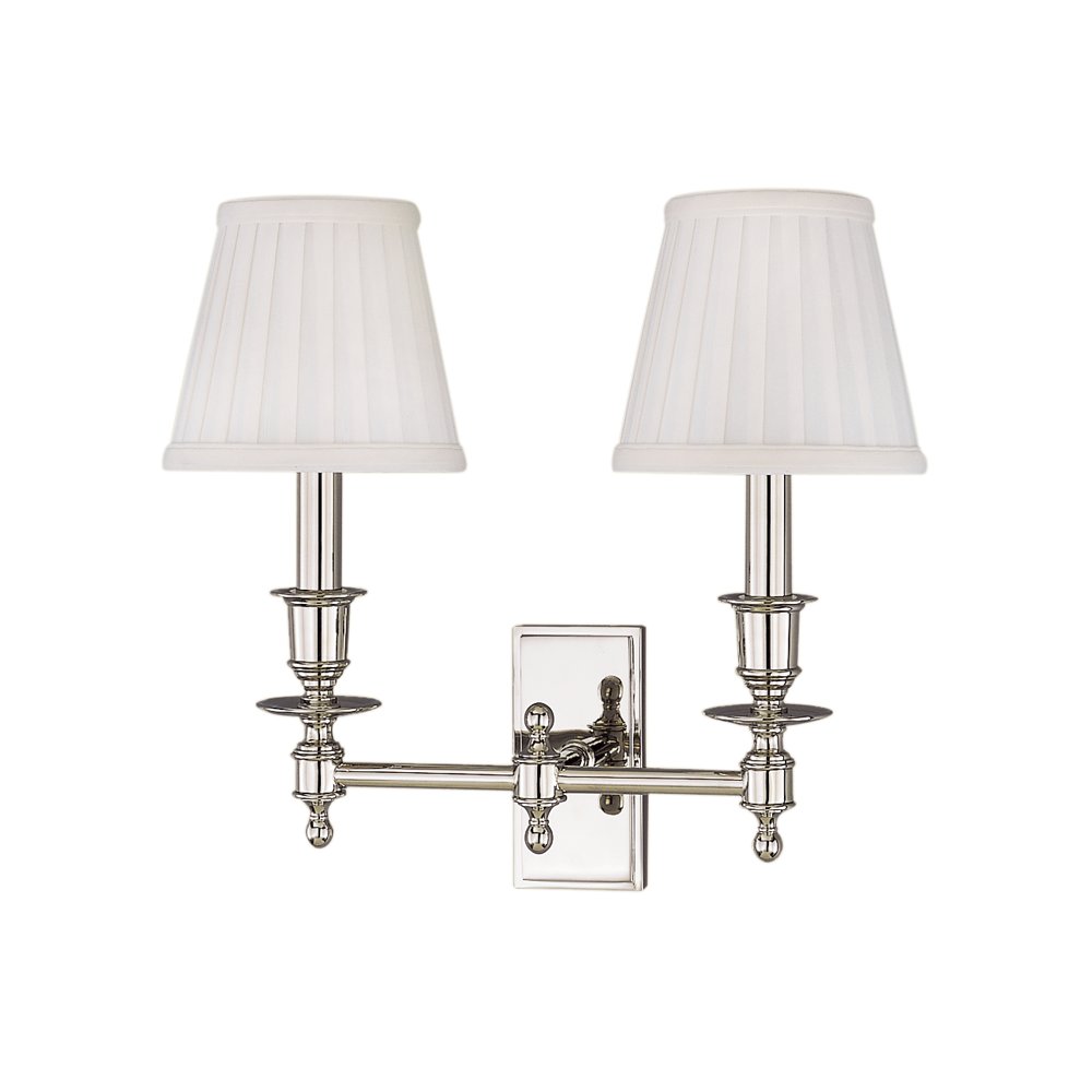 Ludlow Wall Sconce, Polished Nickel