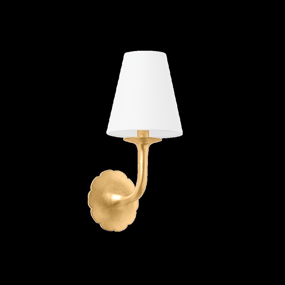 Winnipeg Wall Sconce, Vintage Gold Leaf