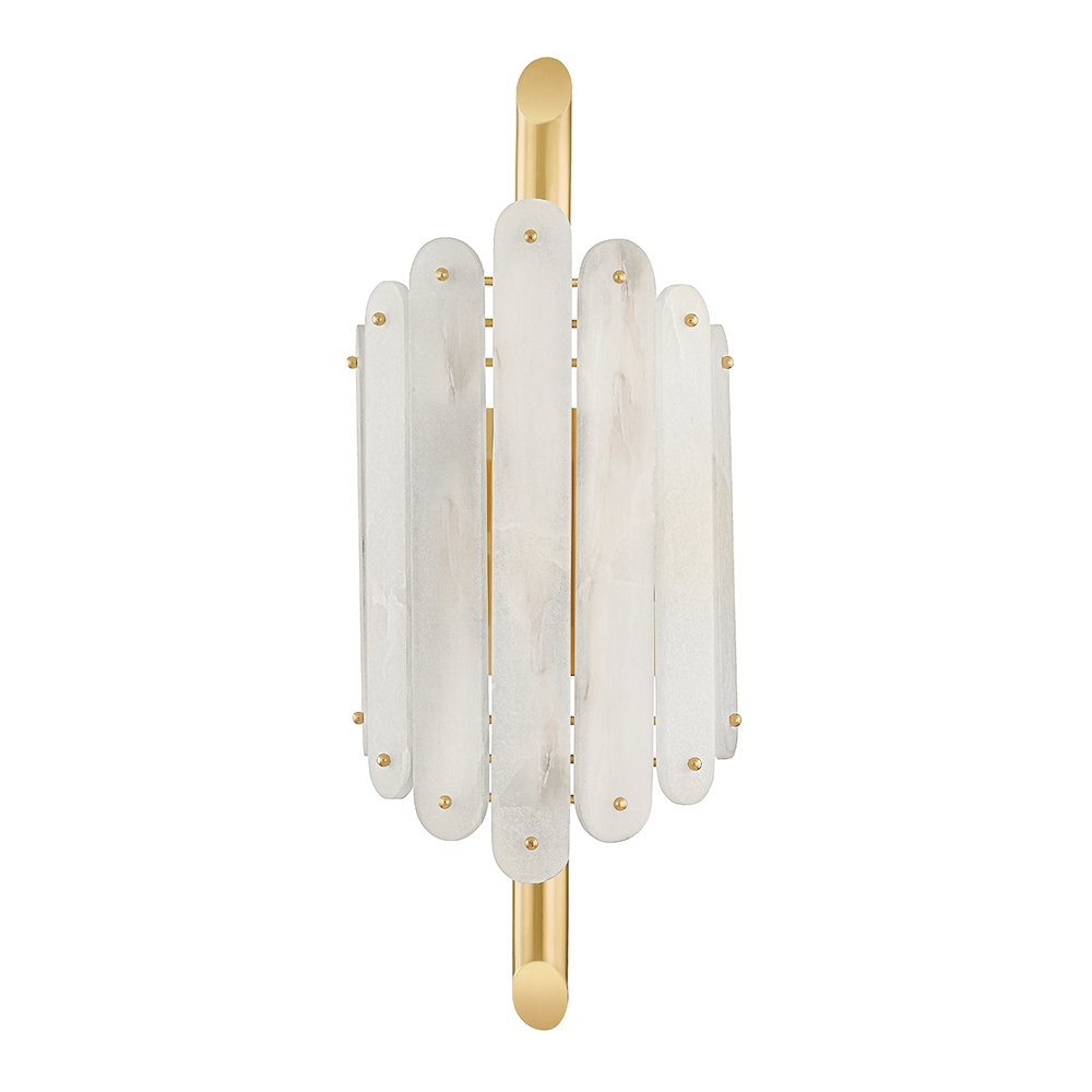Selene Wall Sconce, Vintage Polished Brass