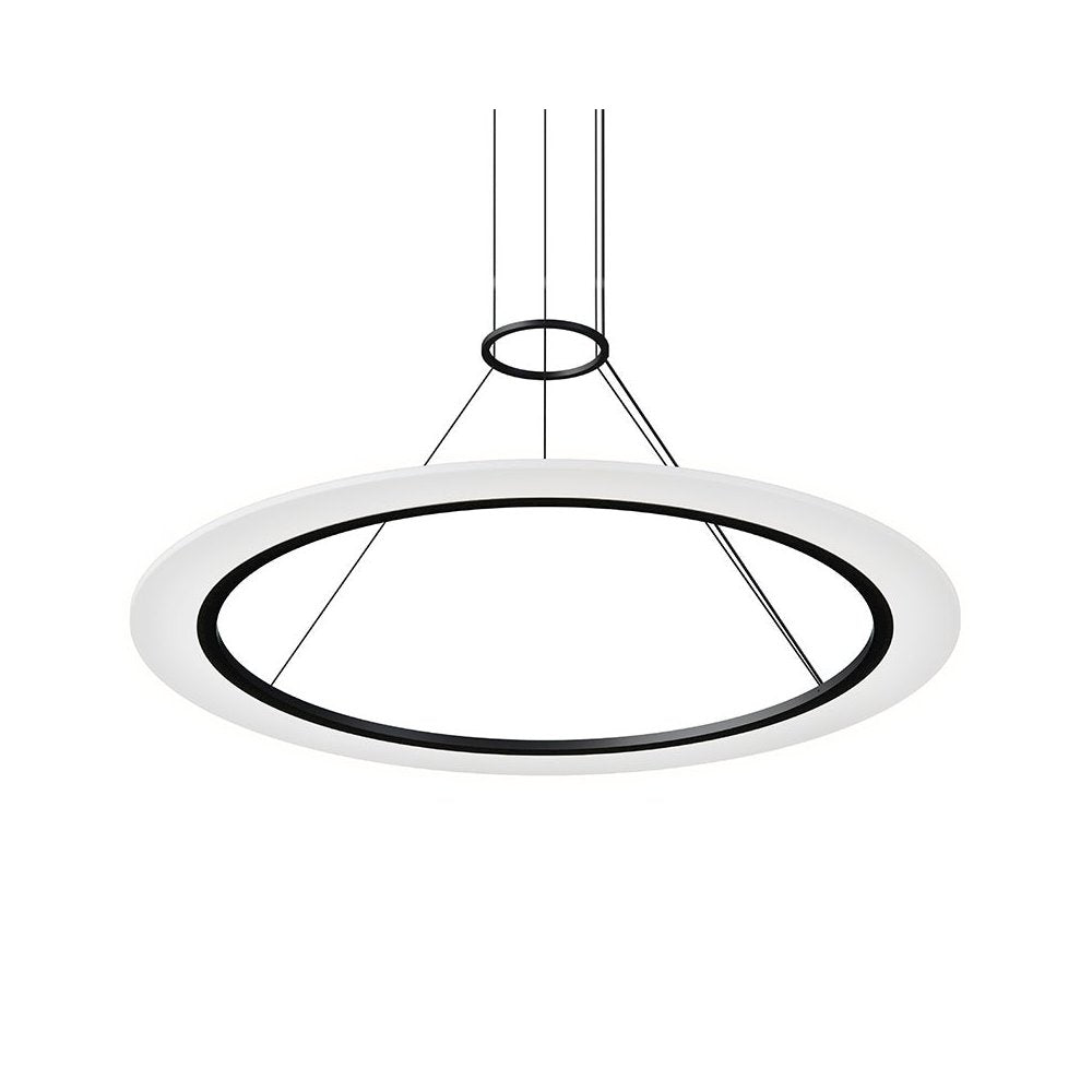Arctic Rings Pendant, Satin Black