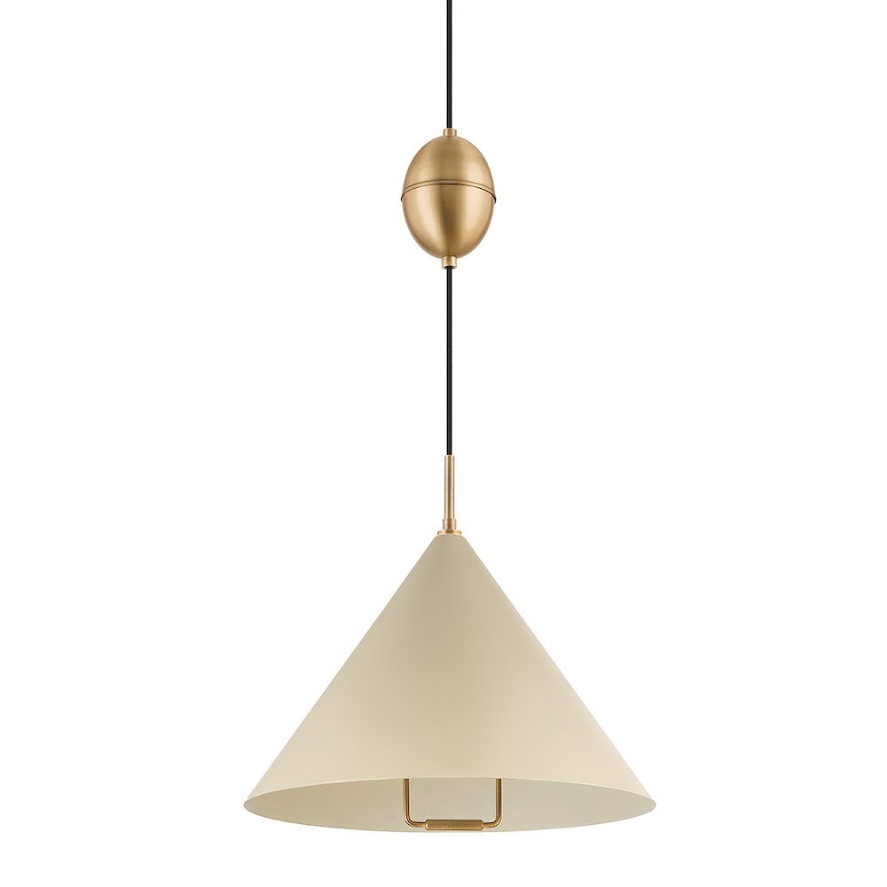 Fontana Pendant, Patina Brass