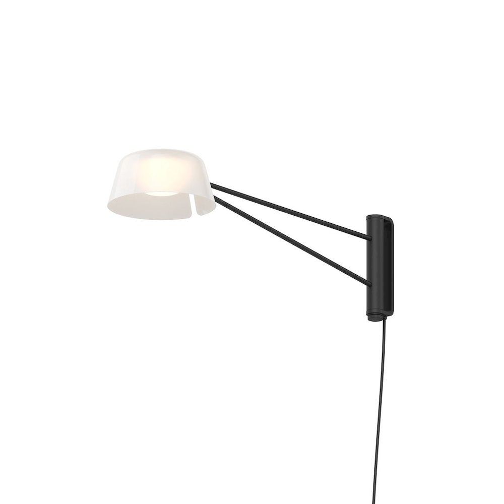 Ray Wall Sconce, Satin Black