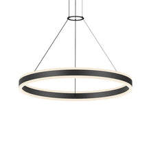 Double Corona Pendant, Satin Black