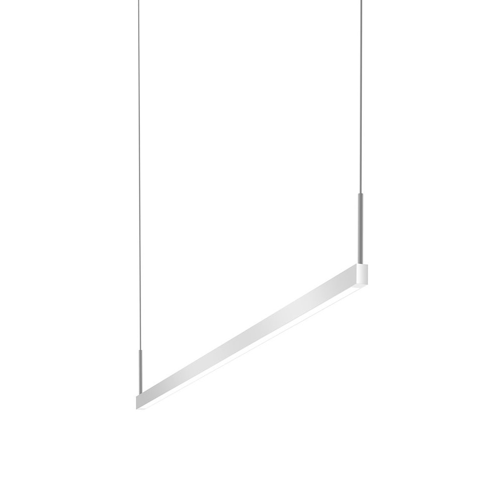 Thin-Line Pendant, Bright Satin Aluminum