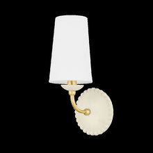 Rhea Wall Sconce, Aged Brass