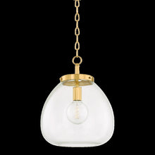 Della Pendant, Aged Brass