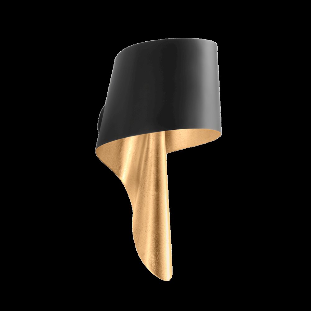 Lucia Wall Sconce, Vintage Gold Leaf