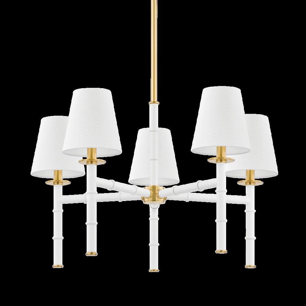 Banyan Chandelier, Aged Brass
